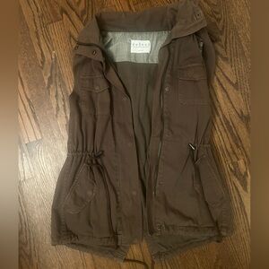 Velvet By Graham & Spencer Utility Military Style Jacket Vest